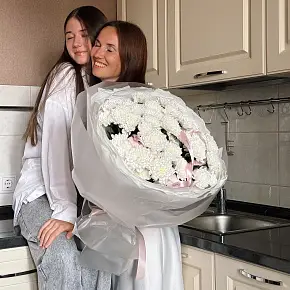 Монобукет из хризантем